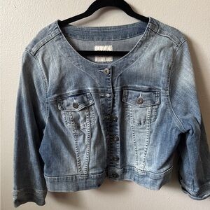 Torrid Cropped Jean Jacket 2X